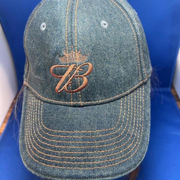 Vintage y2k Stylish Denim Cap with Logo - Picture 3 of 6
